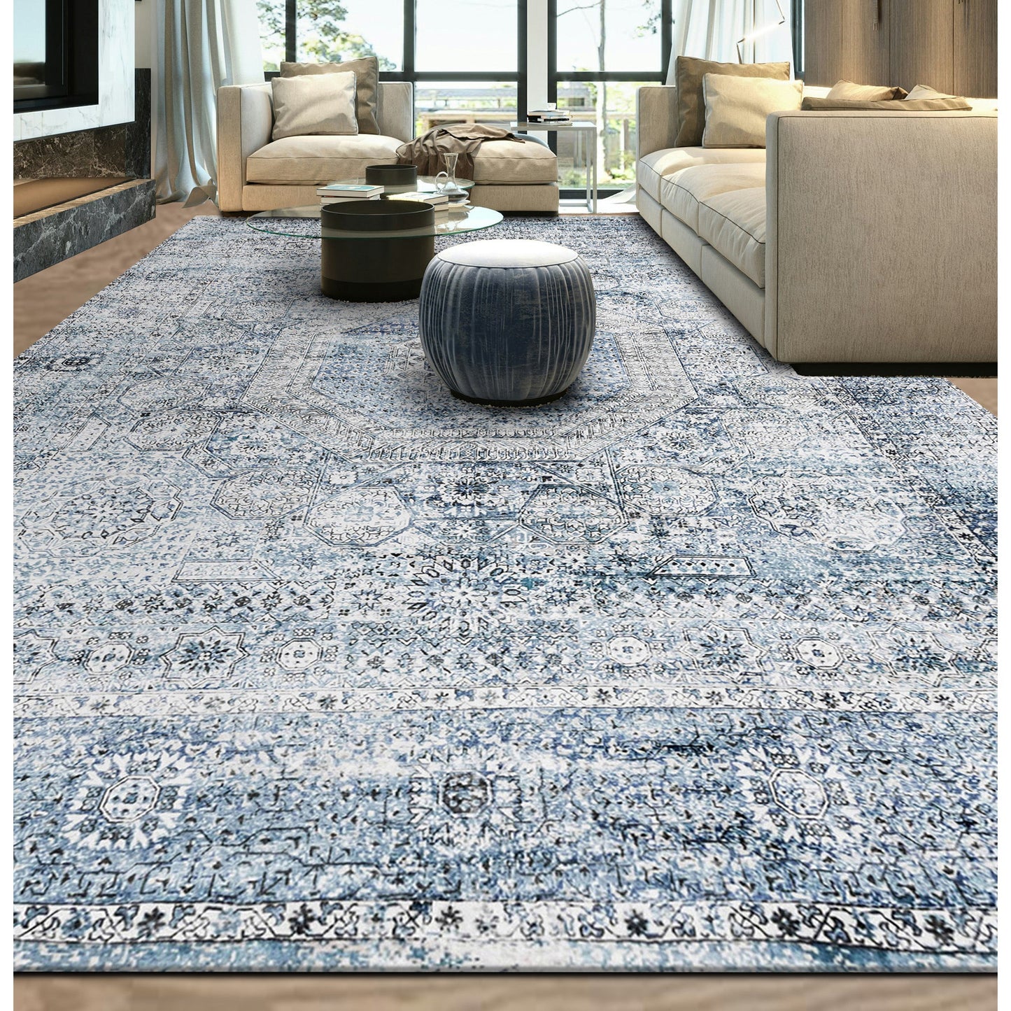 RIVIERA A2909 BLUE / BEIGE