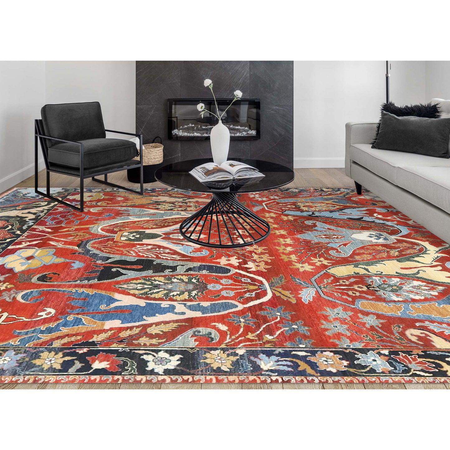 SONA 11 BIJAR BIDJAR RED / BLACK 13'3" X 15'11"