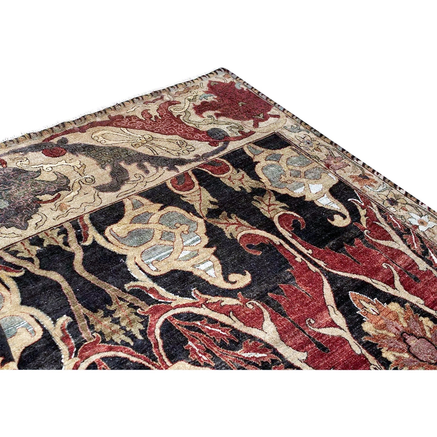 SONA ANTIQUE ALL WOOL AC228 BLACK / CREAM