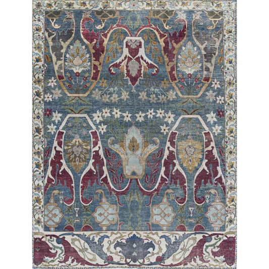 SONA ANTIQUE ALL WOOL AC228 BLUE / CREAM