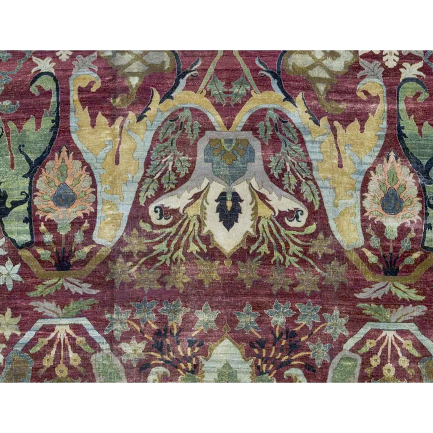 SONA ANTIQUE ALL WOOL AC228 RED / BLACK