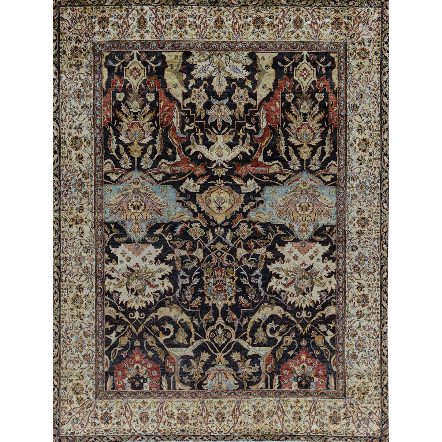SONA ANTIQUE ALL WOOL AC229 BLACK / CREAM