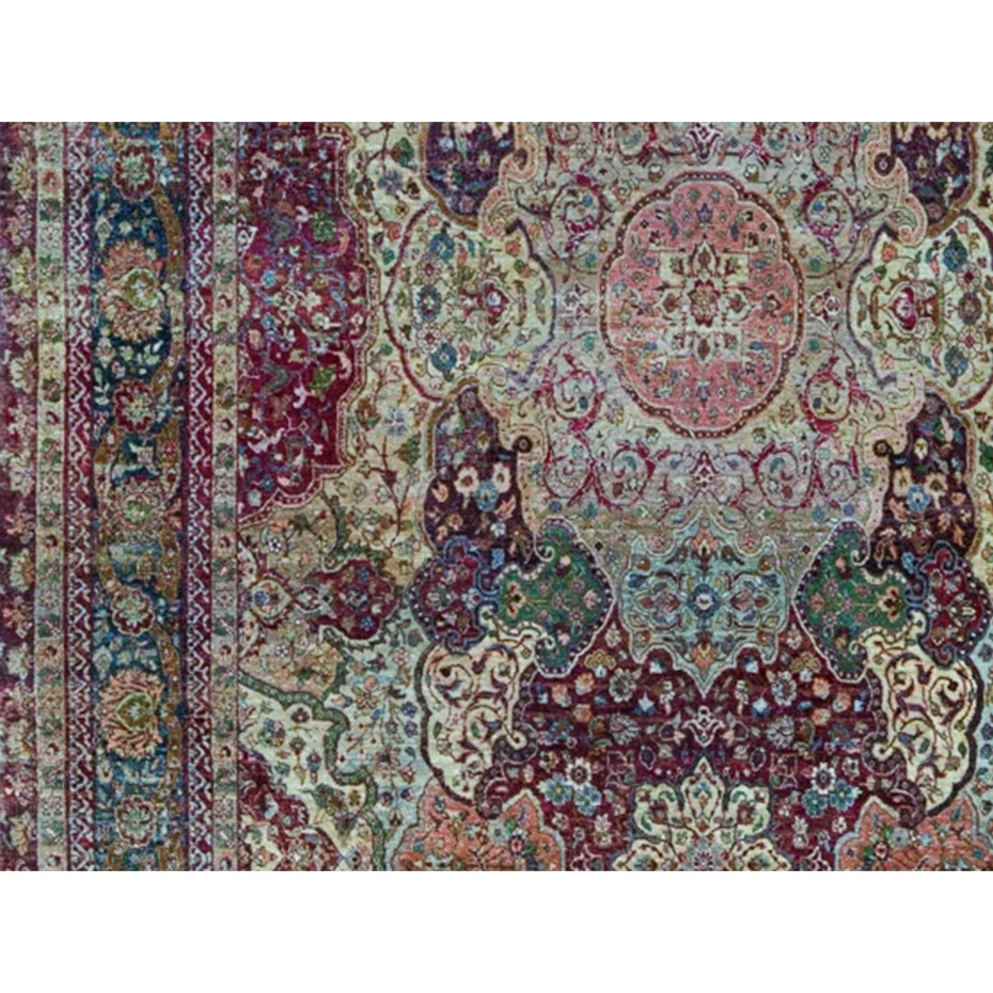 SONA ANTIQUE ALL WOOL AJ-17 MULTI / BLUE