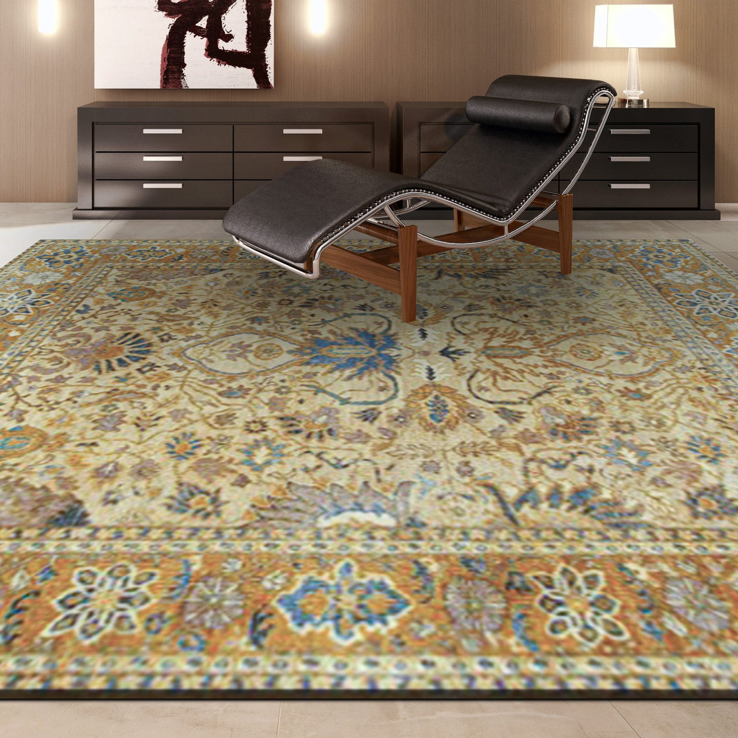 SONA ANTIQUE ALL WOOL AJ-50 GOLD / GOLD