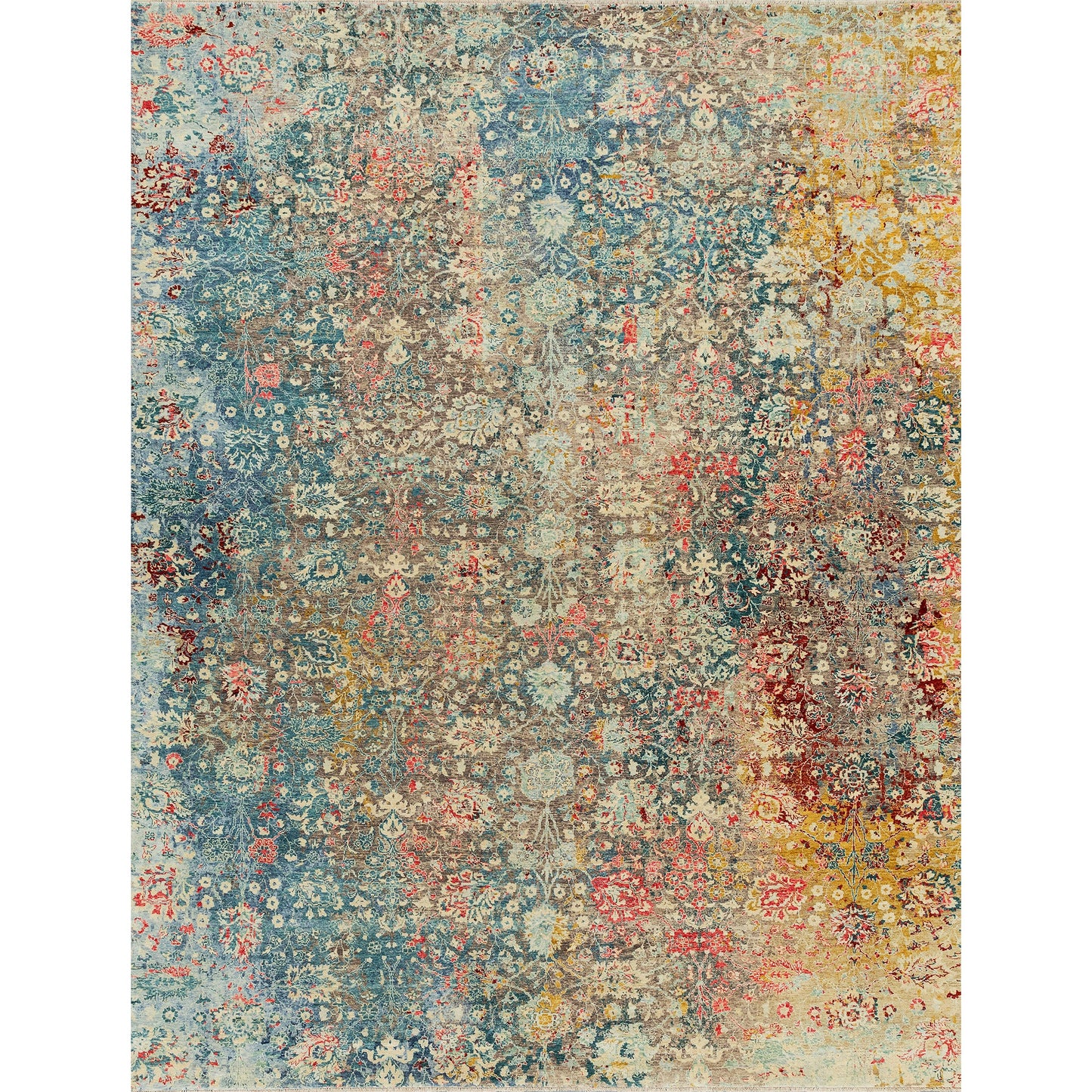 SONA ANTIQUE ALL WOOL KP-20 MULTI / BLUE