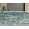 SONA ANTIQUE ALL WOOL KP-24 TEAL BLUE