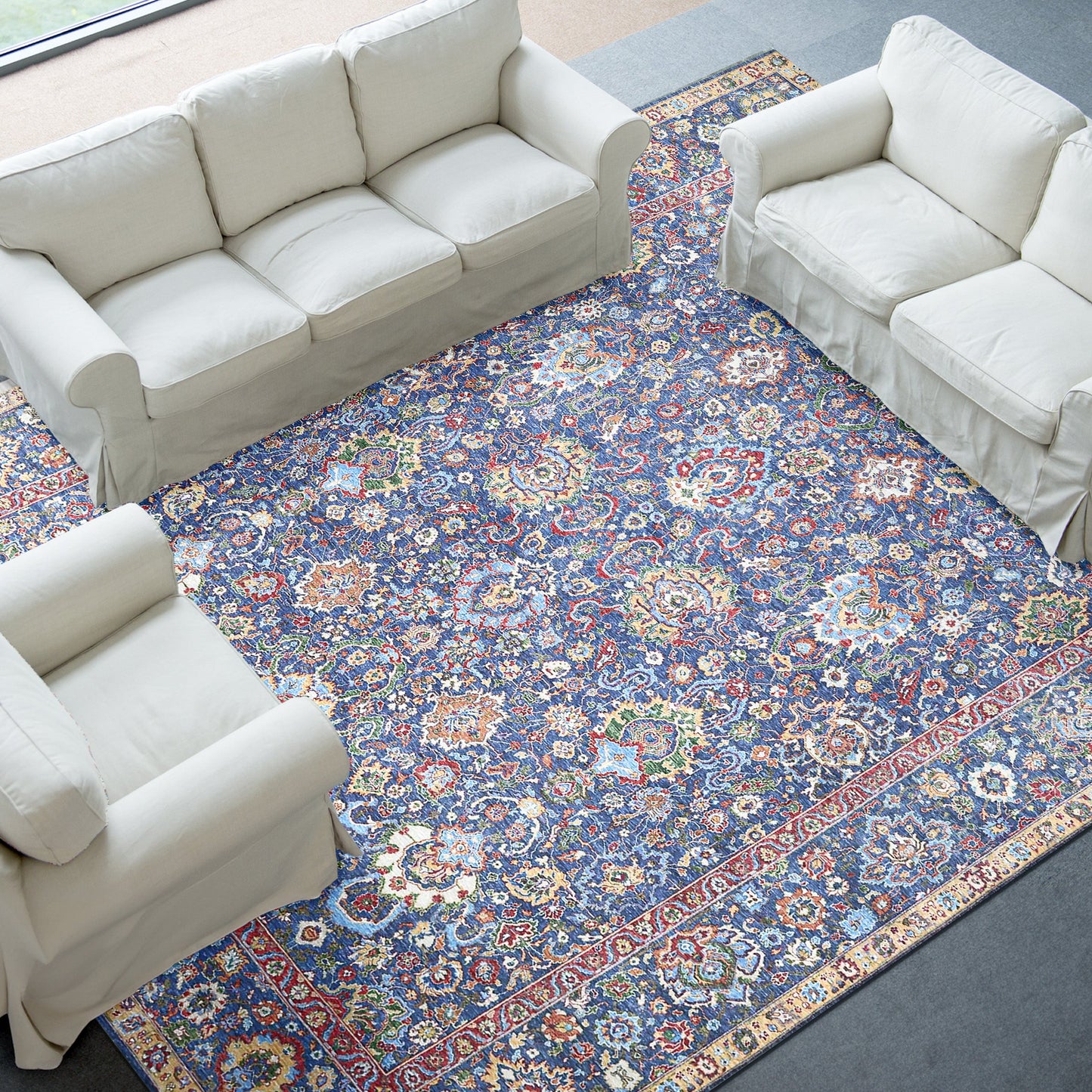 SONA ANTIQUE ALL WOOL RT-1A DARK BLUE
