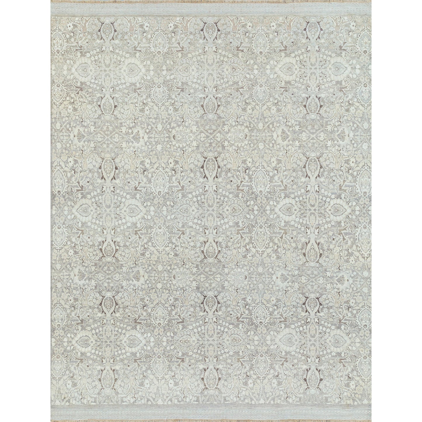 SONA ANTIQUE ALL WOOL SG-01 IVORY / SILVER