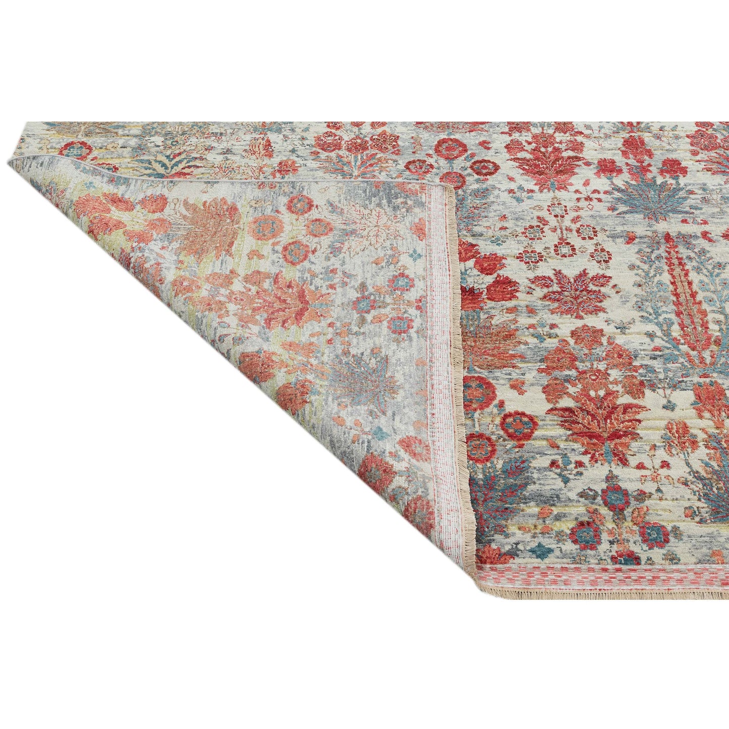SONA ANTIQUE ALL WOOL SG-04 IVORY / RED