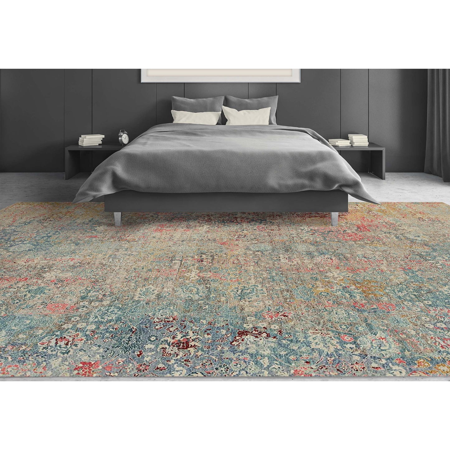 SONA ANTIQUE ALL WOOL SG-20 MULTI / BLUE