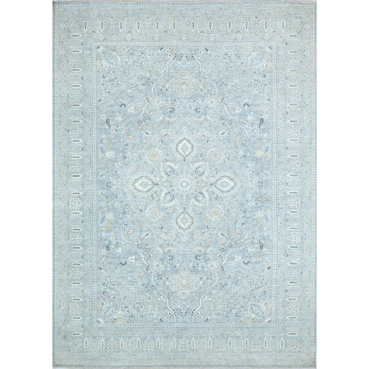 SONA ANTIQUE ALL WOOL TTS01 LIGHT BLUE