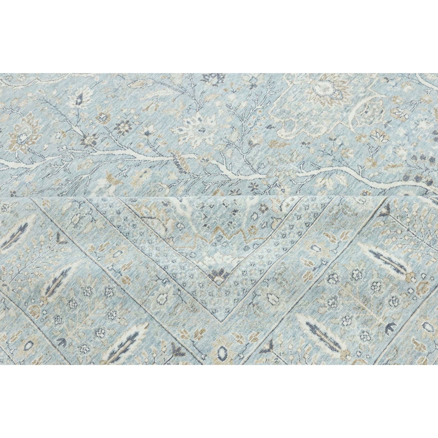 SONA ANTIQUE ALL WOOL TTS01 LIGHT BLUE