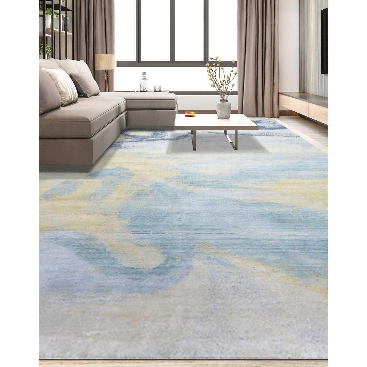 SONA ANTIQUE JOR89 IVORY / BLUE