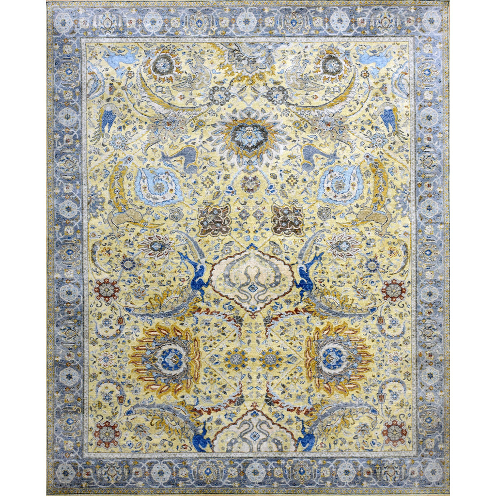 SONA ANTIQUE JS185 LIGHT GOLD / BLUE