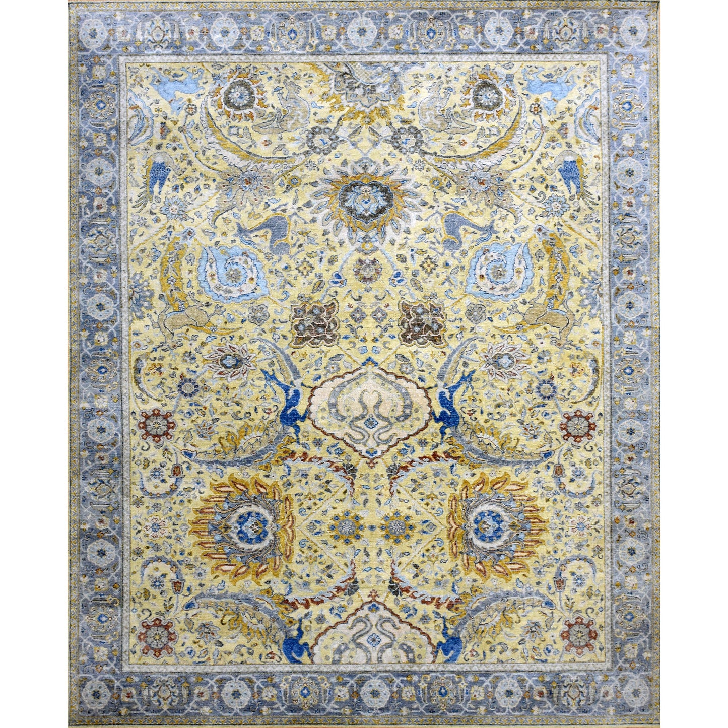 SONA ANTIQUE JS185 LIGHT GOLD / BLUE
