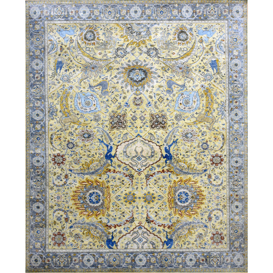 SONA ANTIQUE JS185 LIGHT GOLD / BLUE