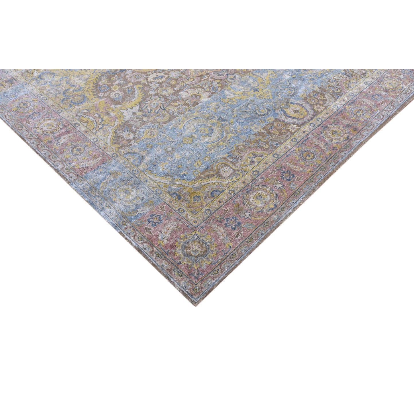 SONA ANTIQUE JS264 CAMEL / LIGHT BLUE