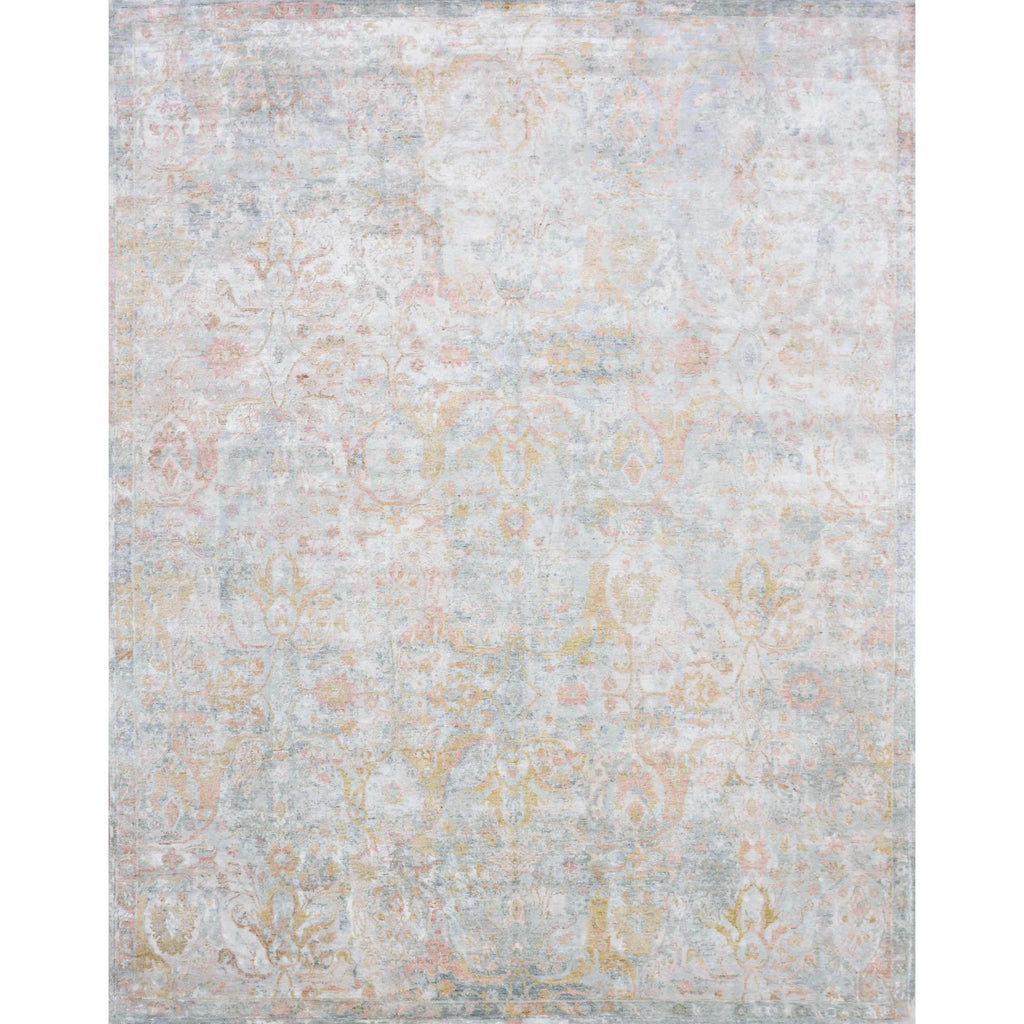 SONA ANTIQUE JS273 SILVER / LIGHT BLUE