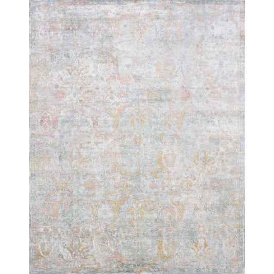 SONA ANTIQUE JS273 SILVER / LIGHT BLUE
