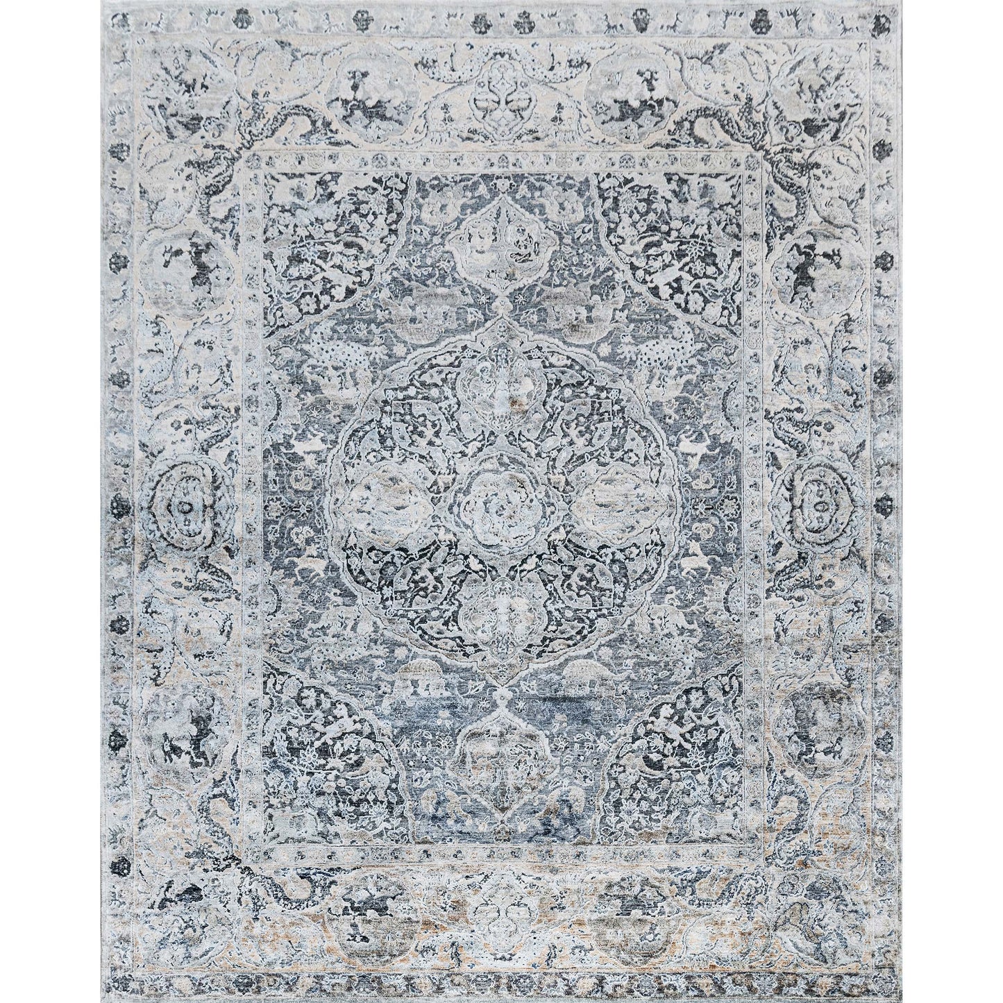 SONA ANTIQUE P2227 GREY / SILVER