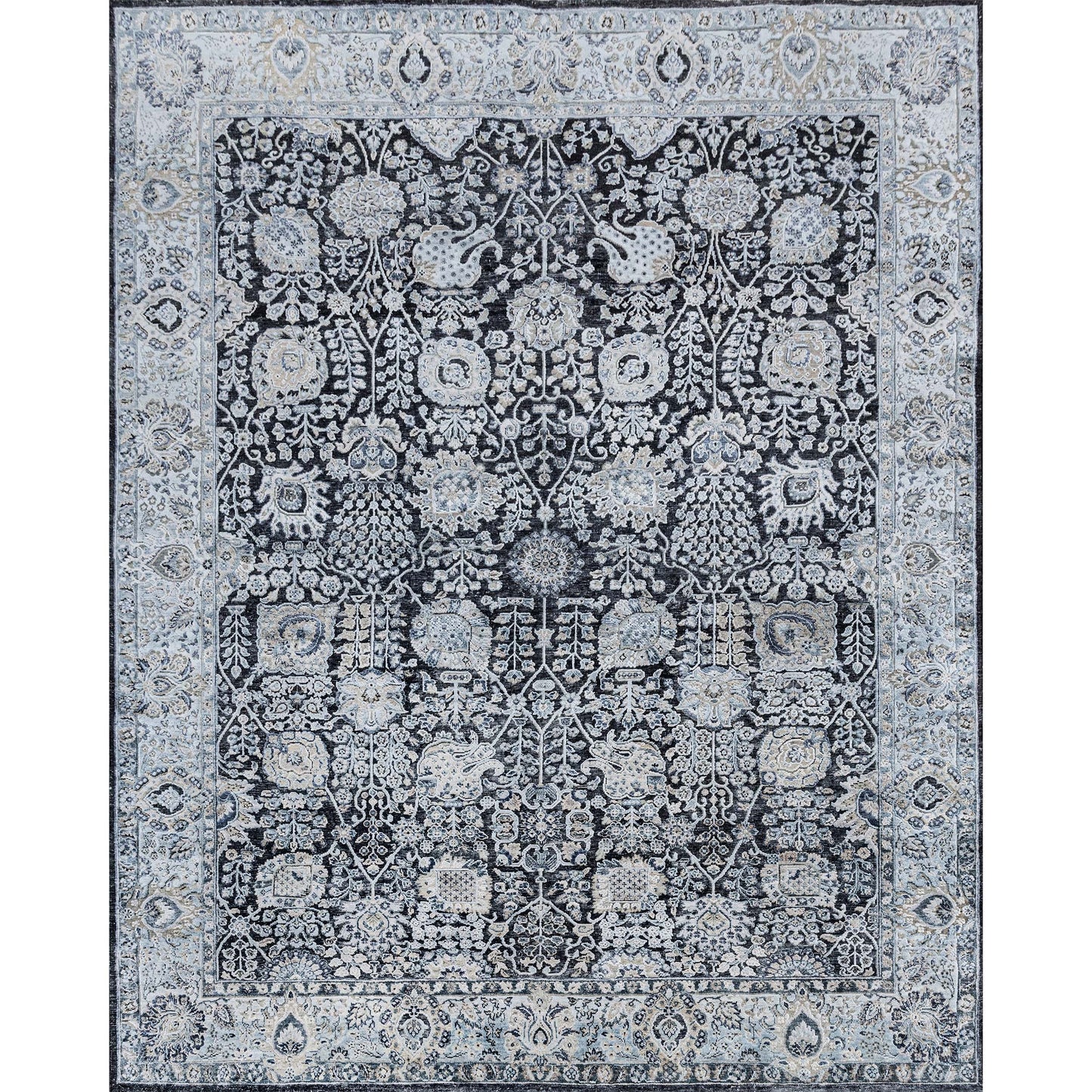 SONA ANTIQUE P2231 DARK GREY / SILVER
