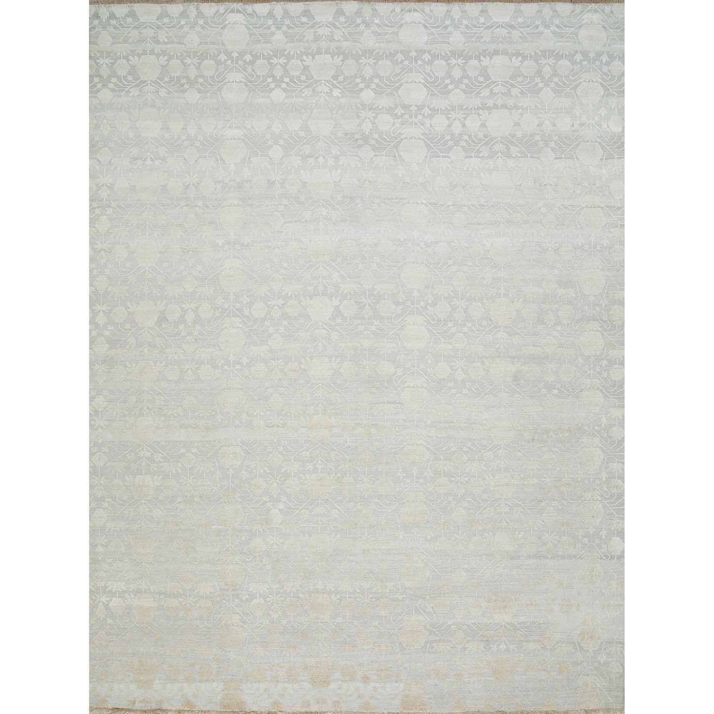 SILK LOOM 16511 SILVER / IVORY