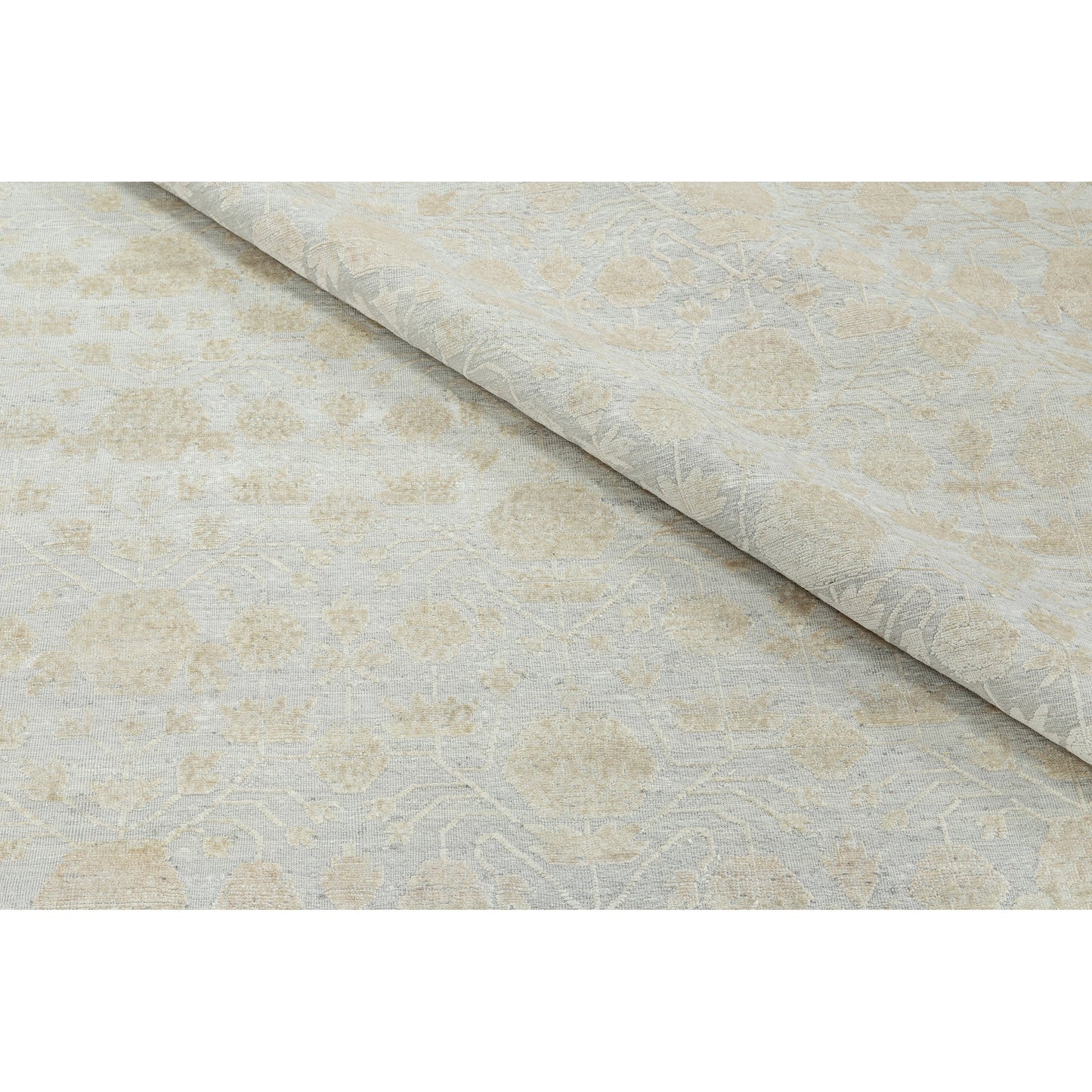 SILK LOOM 16511 SILVER / IVORY