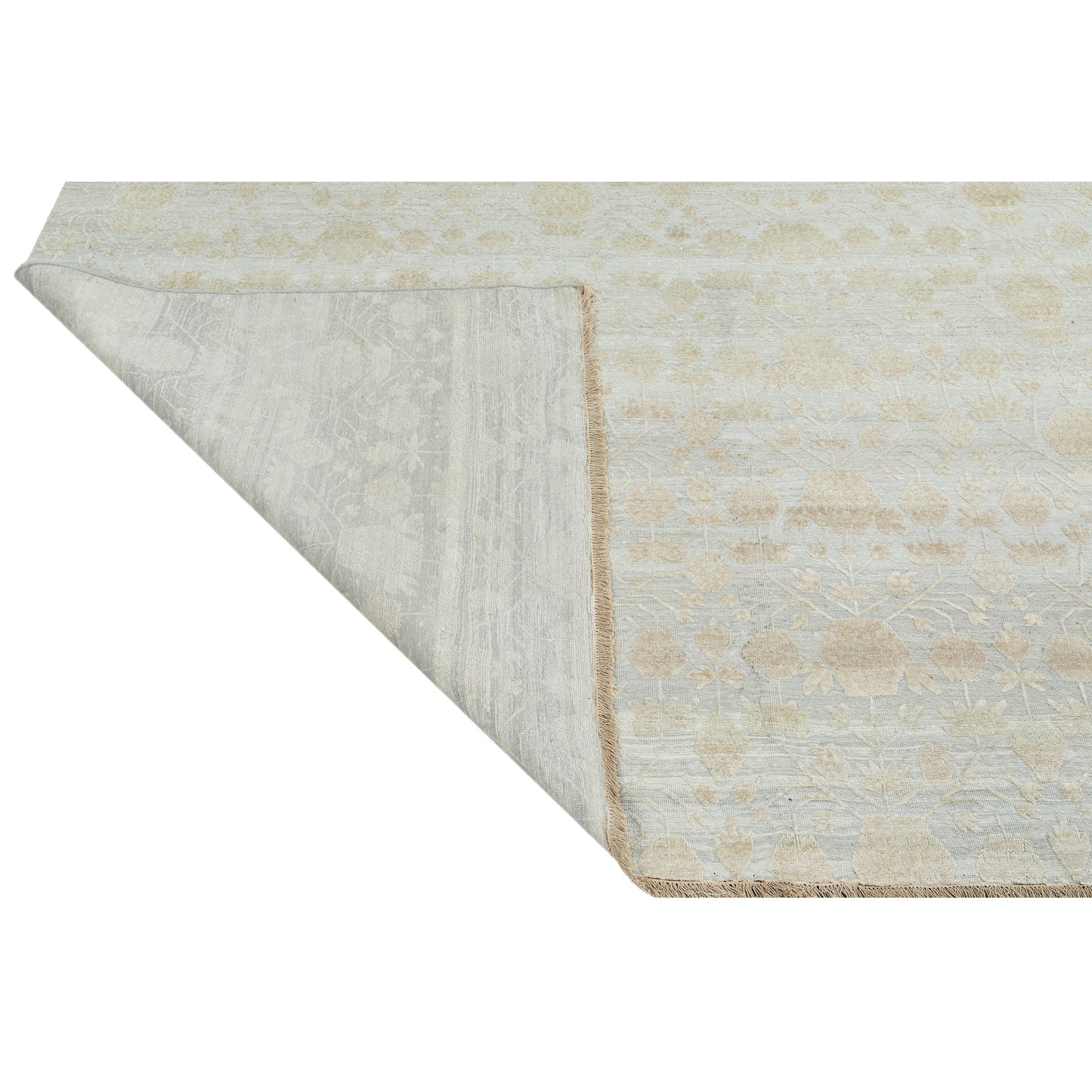 SILK LOOM 16511 SILVER / IVORY