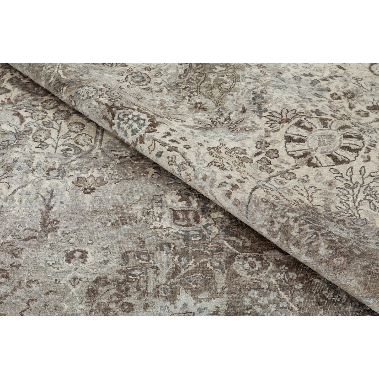 SILK LOOM 2234V BROWN / IVORY