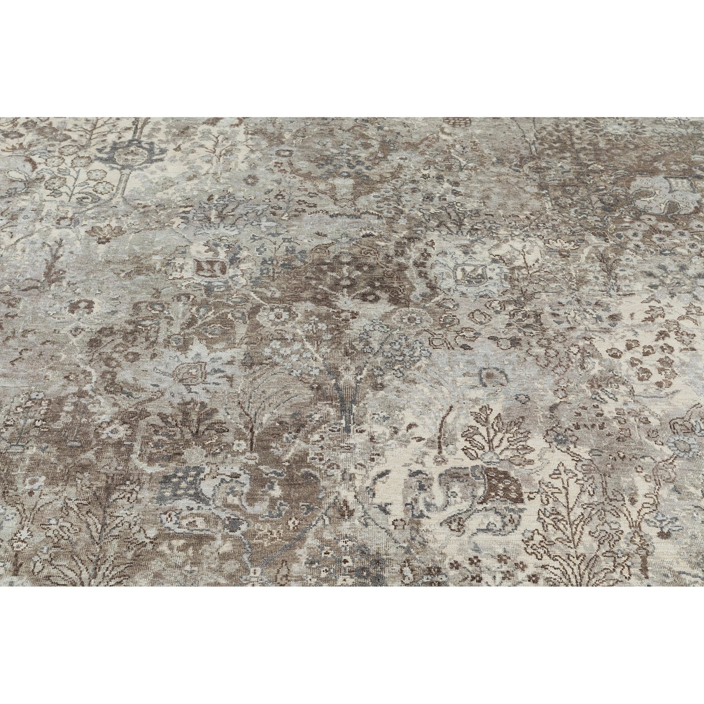 SILK LOOM 2234V BROWN / IVORY