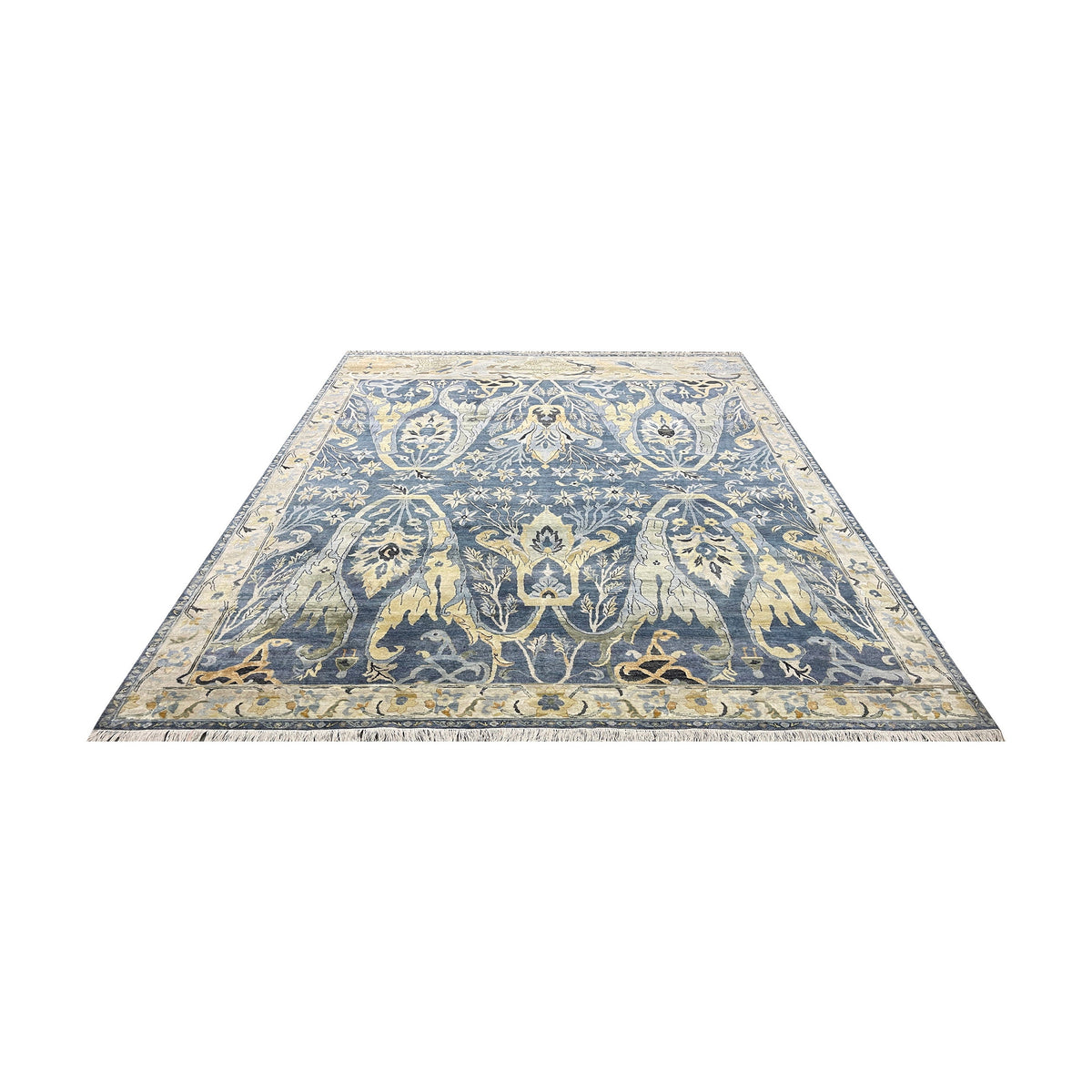 SILK LOOM R-108 LIGHT BLUE / IVORY