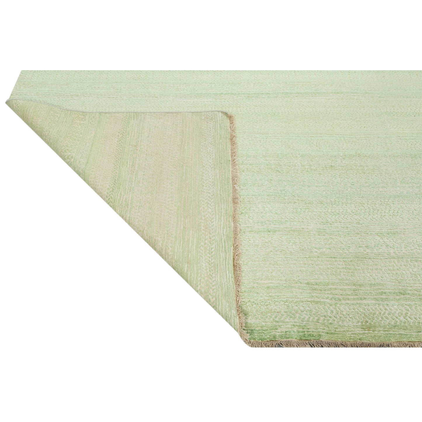 SILK LOOM TAR08 LIGHT GREEN / IVORY