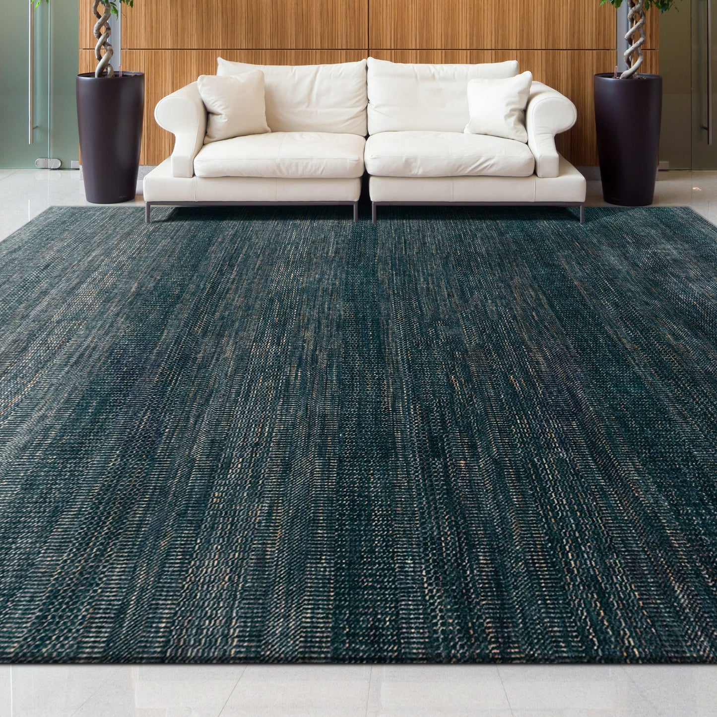 SOUTH SEA DMART DAMASK ART GREEN / CHARCOAL