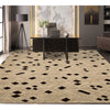 TIBETAN ALL WOOL AFKOT KOTA NATURAL / BLACK