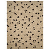TIBETAN ALL WOOL AFKOT KOTA NATURAL / BLACK