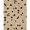 TIBETAN ALL WOOL AFKOT KOTA NATURAL / BLACK