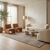 TIBETAN LINEN / WOOL ELTAK TAKRI NATURAL / GREY