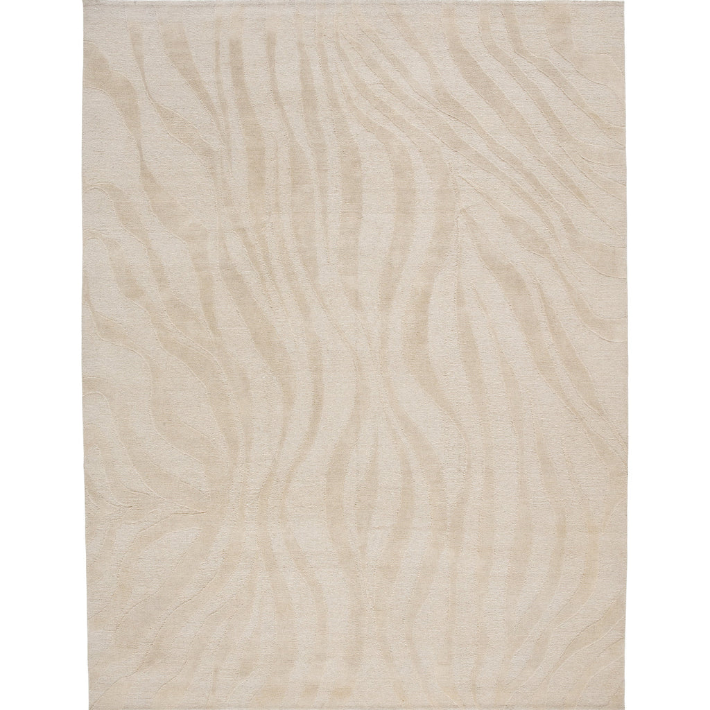 TIBETAN LINEN / WOOL ELTAK TAKRI NATURAL / IVORY