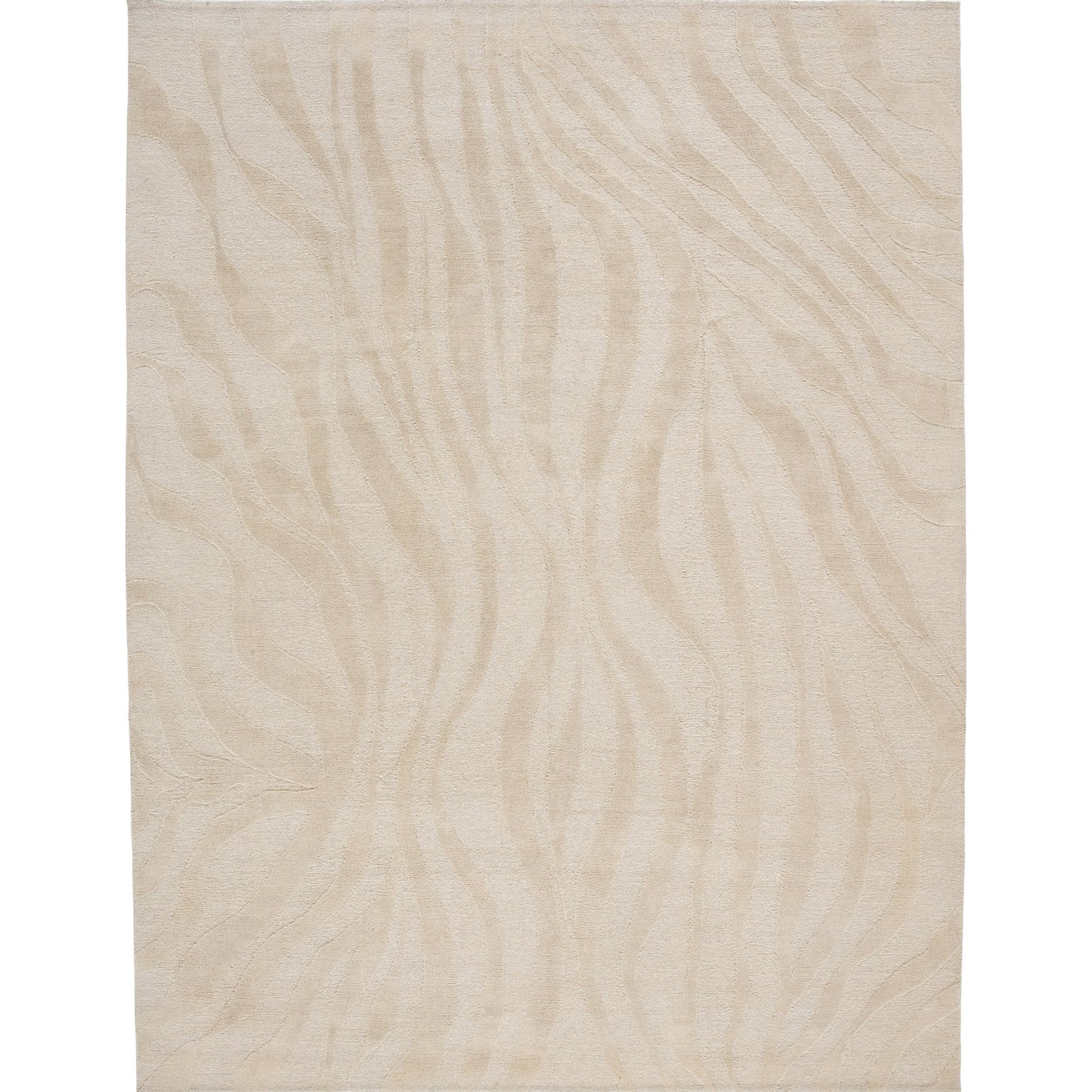 TIBETAN LINEN / WOOL ELTAK TAKRI NATURAL / IVORY