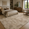 TIBETAN LINEN / WOOL NABLO NATURAL BLOCK FROST