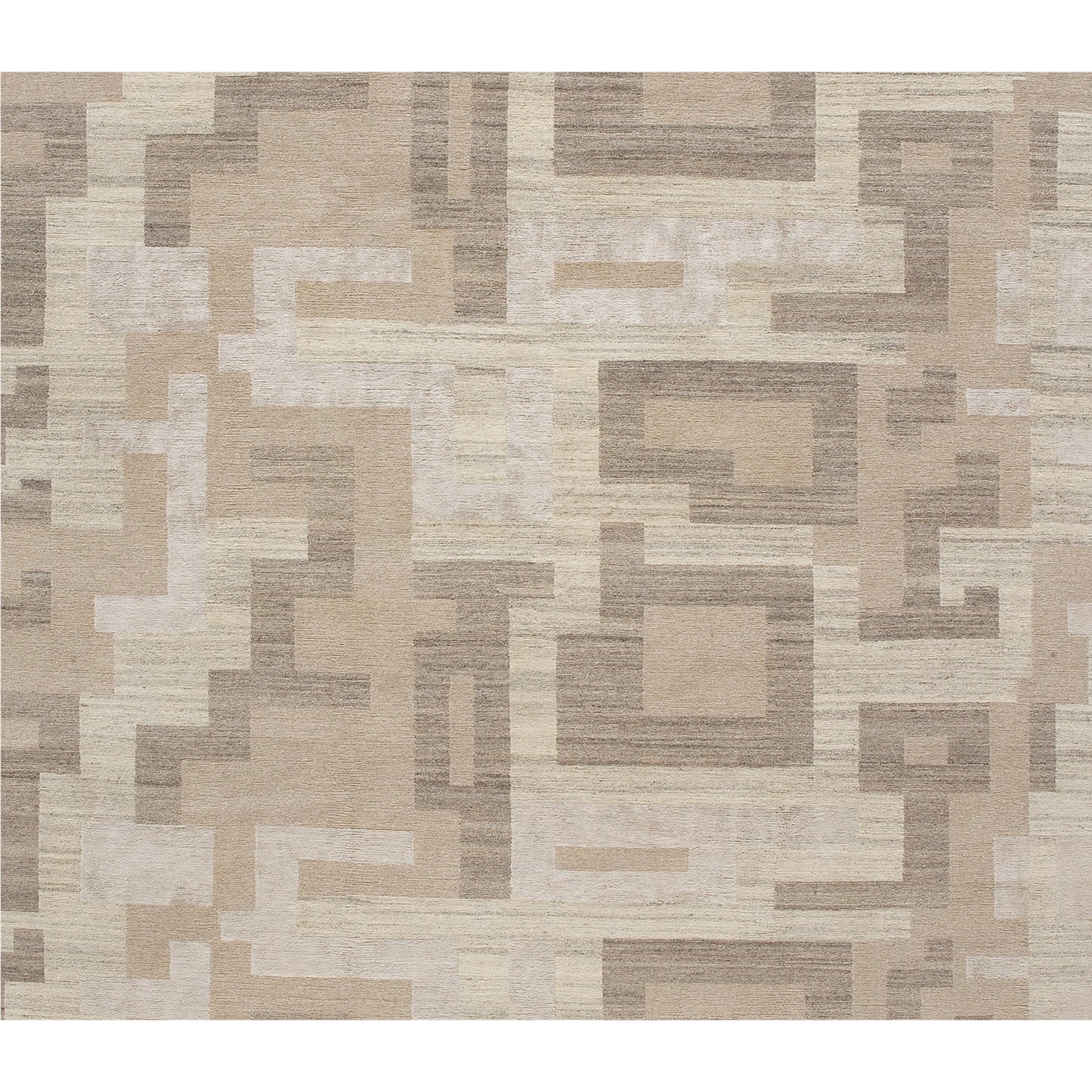 TIBETAN LINEN / WOOL NABLO NATURAL BLOCK FROST