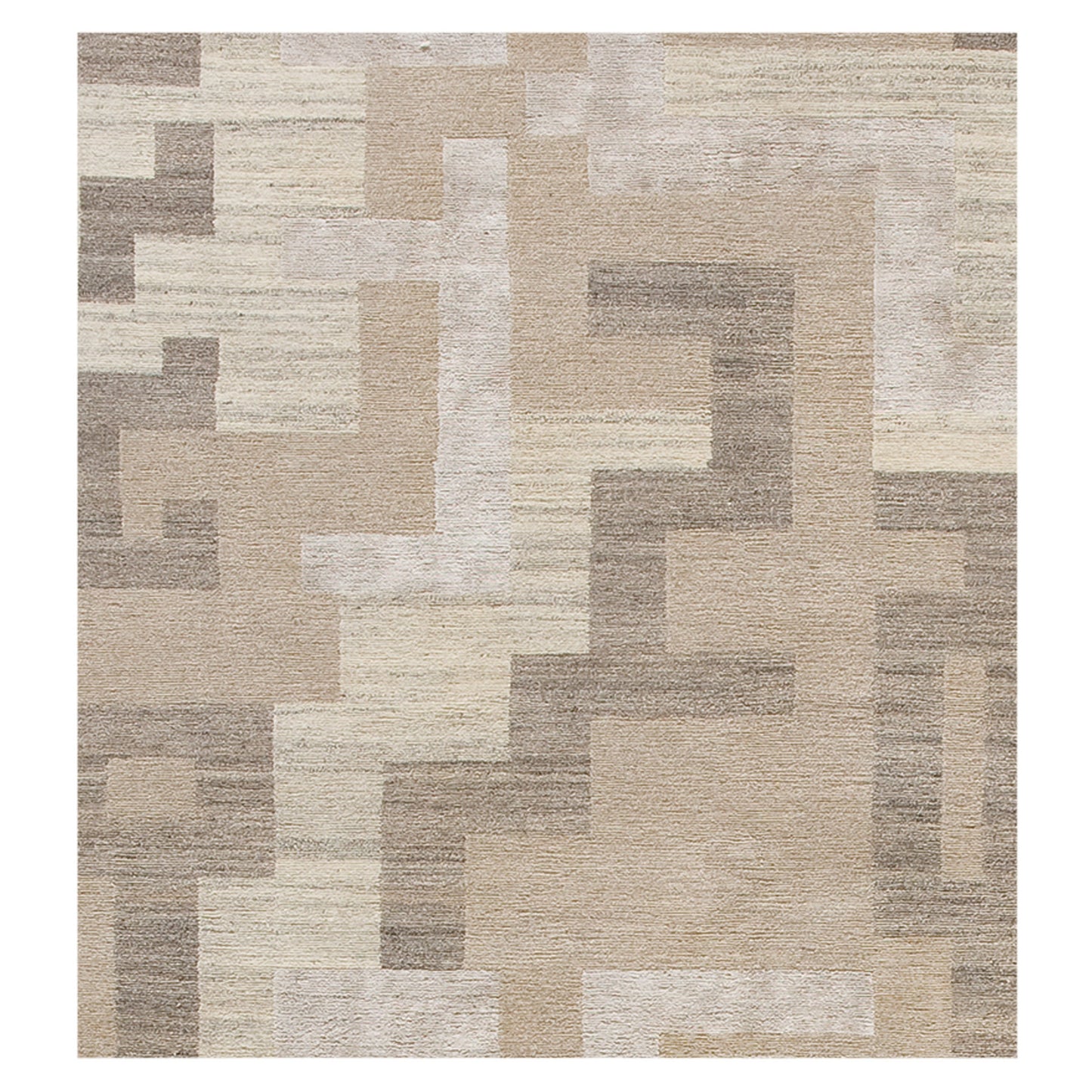 TIBETAN LINEN / WOOL NABLO NATURAL BLOCK FROST