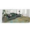 TIBETAN WOOL / SILK ADBRA BRANCHES SEAFOAM