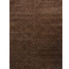 TIBETAN WOOL / SILK ADCIR CIRCLE LATTICE BROWN
