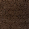 TIBETAN WOOL / SILK ADCIR CIRCLE LATTICE BROWN