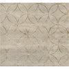 TIBETAN WOOL / SILK ADCIR CIRCLE LATTICE IVORY
