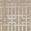 TIBETAN WOOL / SILK ADGAT GATED LATTICE ECRU