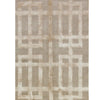 TIBETAN WOOL / SILK ADGAT GATED LATTICE ECRU