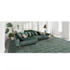 TIBETAN WOOL / SILK ADGAT GATED LATTICE SEAFOAM