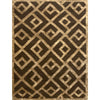 TIBETAN WOOL / SILK ADLAC LACED DIAMOND BROWN / GOLD
